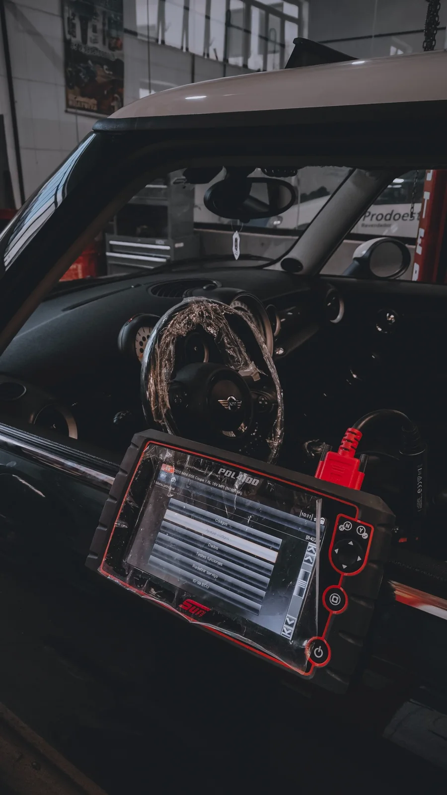 Diagnóstico eletrônico em MINI na Attuale